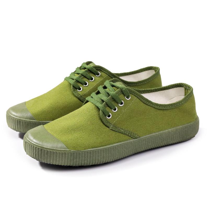 Befreiungsschuhe authentische Militärschuhe Arbeitsschutzschuhe Arbeitsschuhe Gummischuhe verschleißfestes gelbes Tuch Baustellenarbeitsschuhe