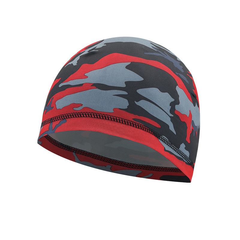 Summer Skull Cap UV Protection Ice Silk Helmet Liner Men Women Hat Workout Quick Dry Motorcycle Cycling Running Stretchy Beanie