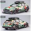 Mașină Model Aliaj Turnat Sub Presiune RS6 Racing Scară 1/24 - Articol Elegant de Colecție, Cadou Perfect pentru Iubit, Obiect de Colecție demn de Expus