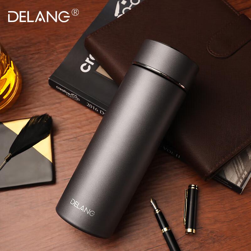 Delang 304 Stainless Steel Business Thermos with Tea Infuser