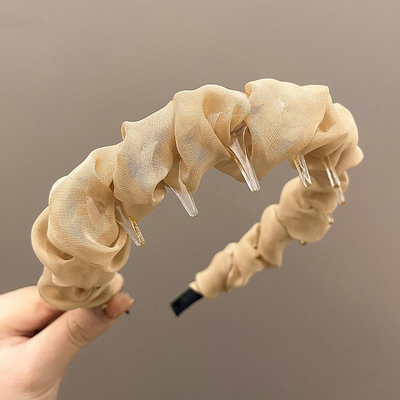 

Дышащая сетчатая женская повязка на голову для летнего пляжного отдыха Легкий модный аксессуар для волос Стильный ободок для волос