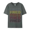 Printing Graphic 365 First Name Fred Crewneck Tshirts Christmas Tees Short Sleeve Boyfriend Funky Cotton Gift Idea T Shirts