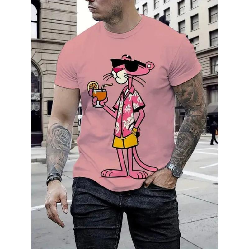 

3D Летняя Модная Футболка с Цифровым Принтом Животных, с Коротким Рукавом, Тренд, Повседневная 6XL