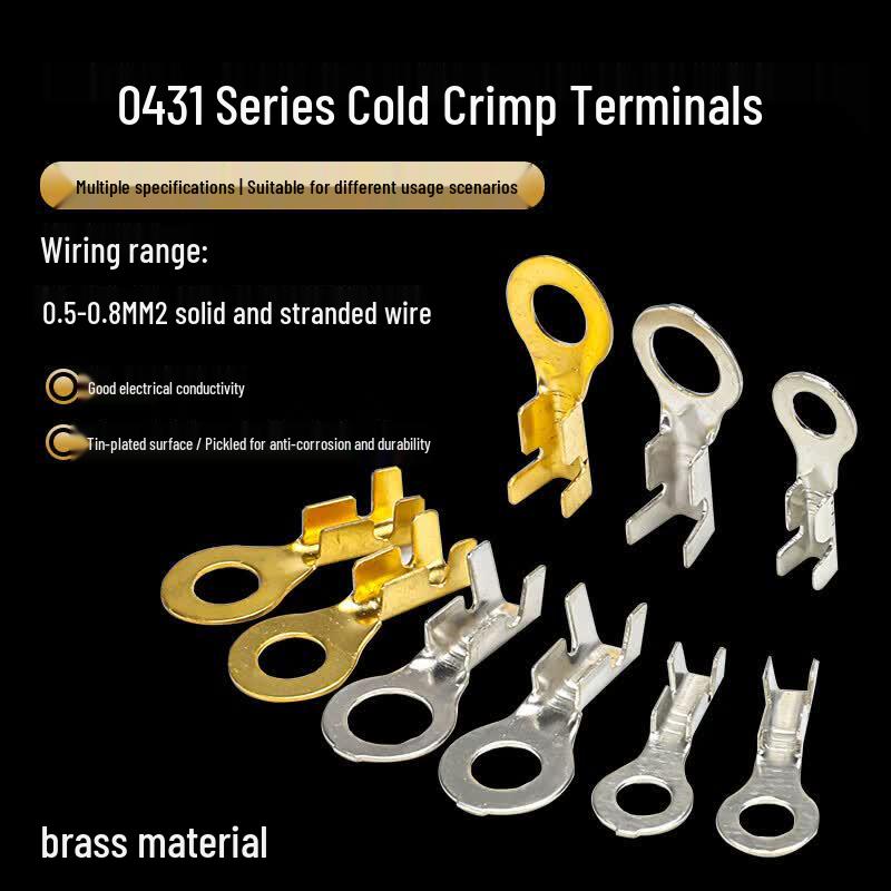 HUIJUN DJ431 OT Copper Open Nose Ring Terminals