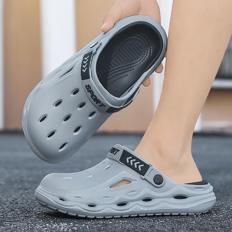 Fashion CYYTL Summer Mens Slippers Casual Outdoor Beach Shoes Sandals Walking Slides Comfort Lightweight Luxury Designer Fashion Leather