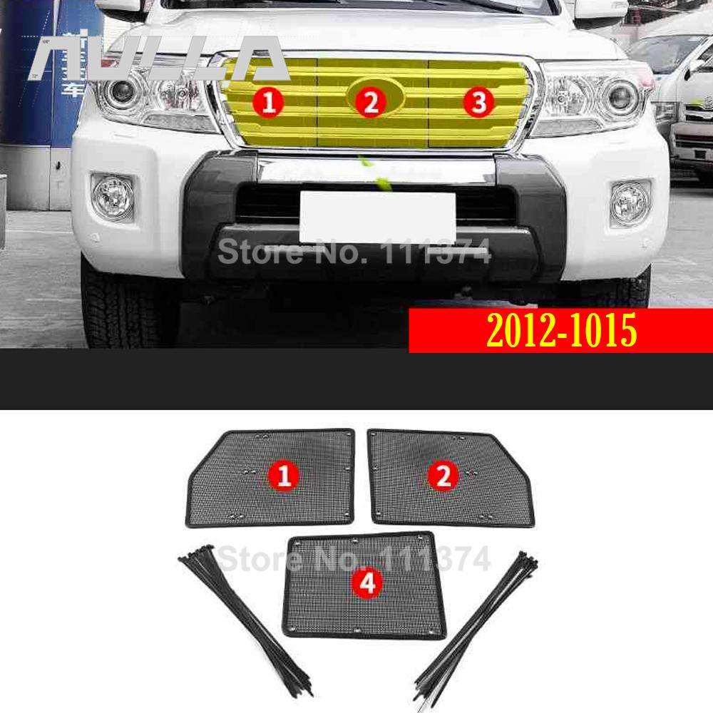 

Для Toyota Land Cruiser 200 FJ200 2008 2009 2010 2011 2012 2013 2014 2015 Нержавеющая сталь передняя решетка Сетка для защиты от насекомых