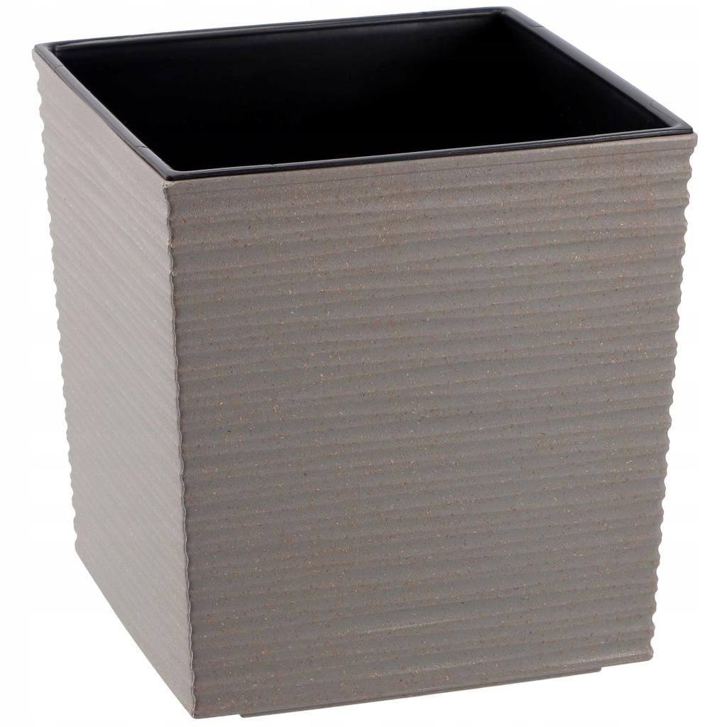 KADAX Doniczka Donica Ogrodowa Wkład szara 19cm