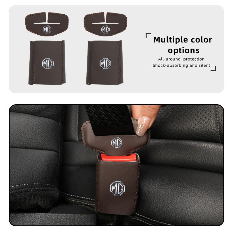Auto Seatbelt Buckle Cover Car Accessories For MG Morris Garages 6 3 5 7 TF ZR ZS HS GS GT Hector RX5 RX8 350 550 Gundam