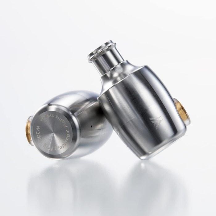 Radius HP-W200 Doblebe Series Stainless Steel High-Resolution Earphones: Ne High-Resolution MMCX Detachable Cable Stainless Alloy Housing