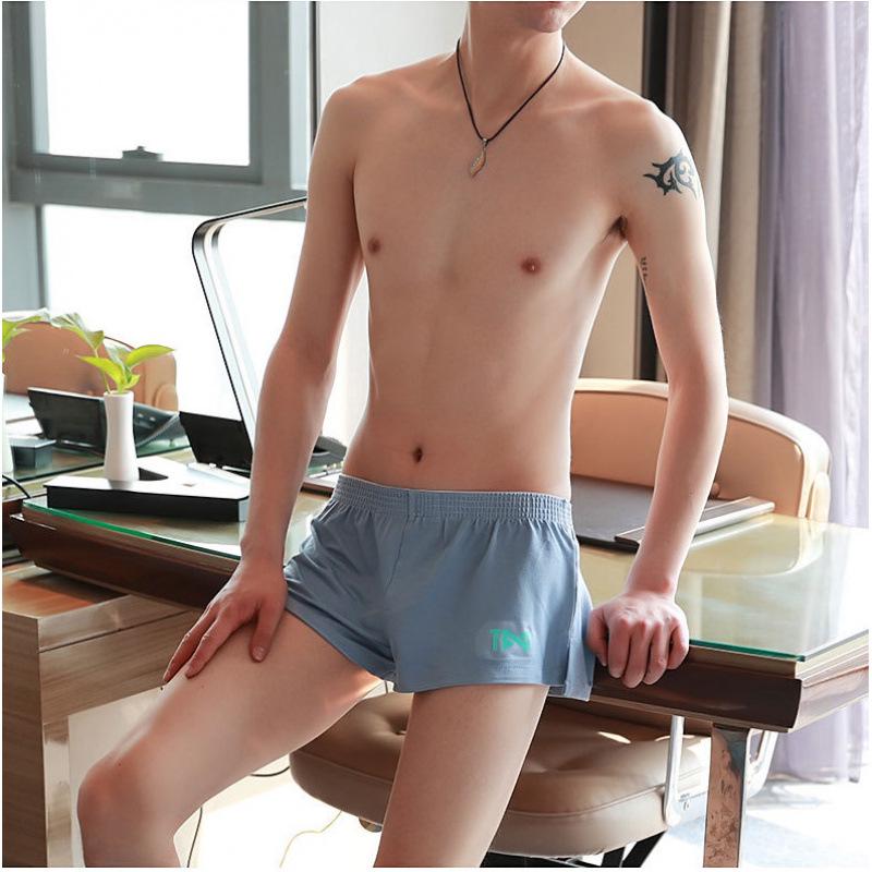 Men's Cotton Boxer Briefs - Fashionable & Comfortable Home Shorts