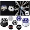 2026 Hot Valve Stems Caps 4PCS 60MM Car Wheel Center Hubcaps Cover For VW R GTI Polo Sharan Golf Scirocco Touran Tcross Tiguan CN8