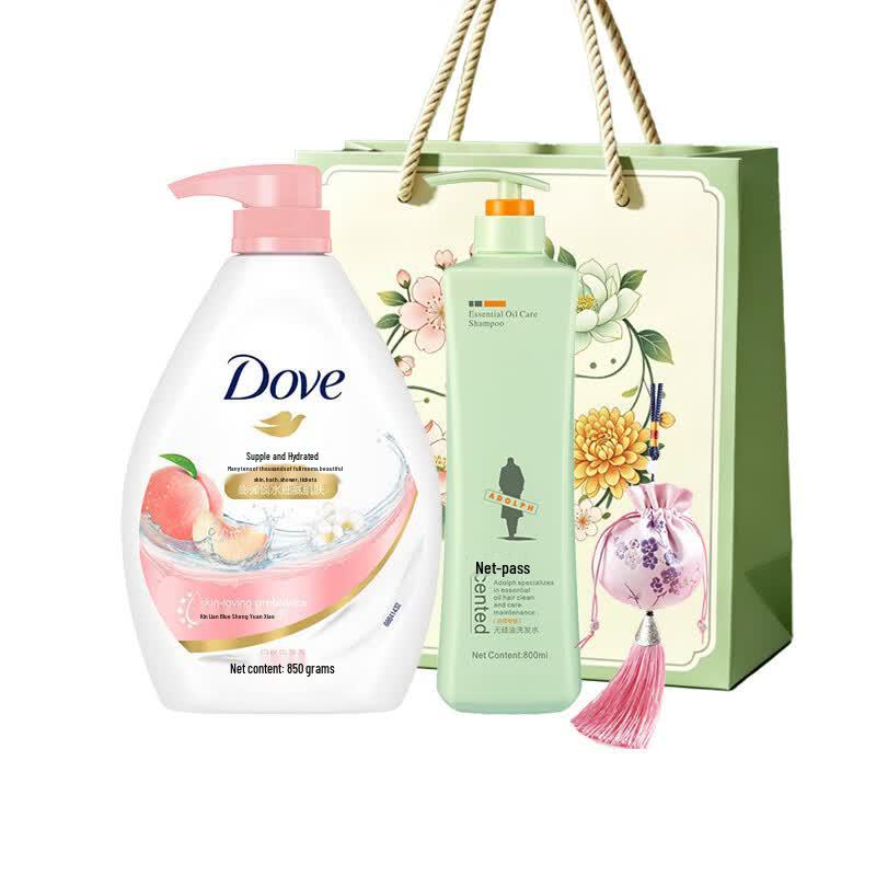 Dove Summer Cool Гель для душа и шампунь Выгодный набор