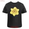 Daffodil Flower Close Up Cotton T Shirt Ta046476 Vintage Washed Stylish Versatile Soft Homme Designer Clothes Graphic
