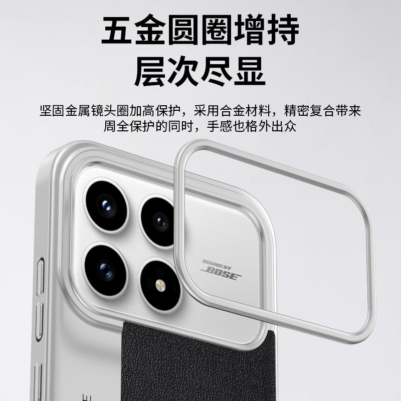 Für POCO F8 Ultra F8 Pro 5G Hülle Neue Farbe Blockiertes Leder Telefon Harte Rückseite Für Xiaomi Redmi K90 ProMax Stoßfester Bumper
