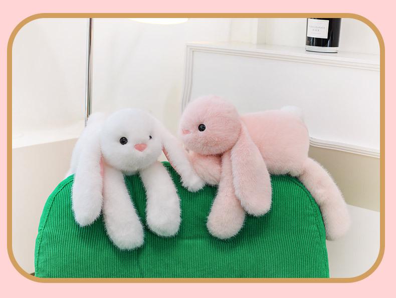 Fluffy Genuine AnTu Gongzai Little Rabbit Plush Toy Cushion