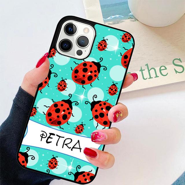 Autumu 11 Colorful Ladybugs Phone Case Cover for iPhone 17 Air 16 16e 15 12 11 13 14 Pro Max Apple Plus Coque