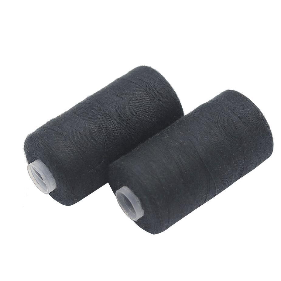 Home Sewing Thread DIY Hand Sewn Black And White Thread 500m 402 Polyester Sewing Thread Material
