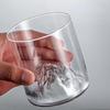 180ml/320ml Horský pohled Pohár Láhev na vodu Domácí sklenice na whisky Sklenice na zahraniční víno Tibetské horské sklenice na lihoviny Nápojové sklo