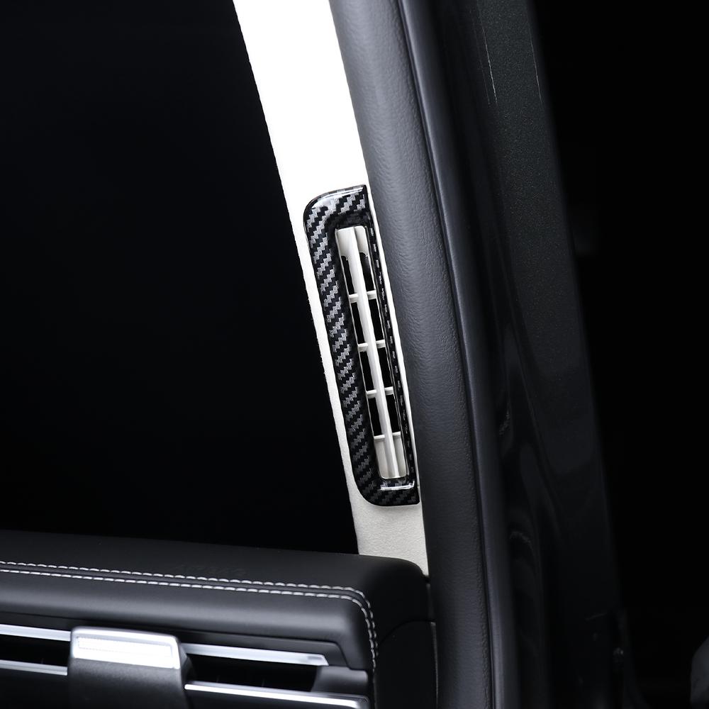 2PCS Car Interior Dashboard Front Upper Air Vent Outlet Cover Trim For Genesis GV70 2022-2025 AccessoriesGood Product