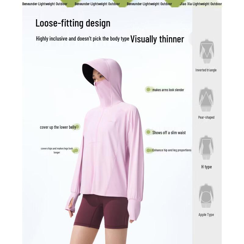 Beneath the Banana Tree Women's Sun Protection Ice Silk Jacket