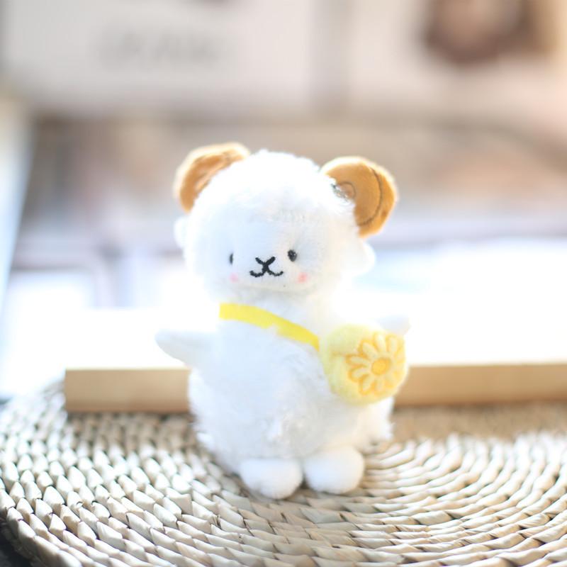 

Милая милая маленькая подвеска в виде овна, плюшевая игрушка, кукла, маленькая овечка, сумка, подвесной брелок, тряпичная кукла, кукла 12 cm.