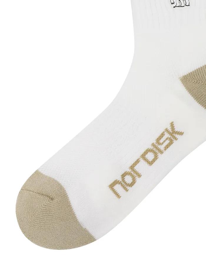[Signature] Polar Bear Mid Socks_Off White_OUA26S01W3
