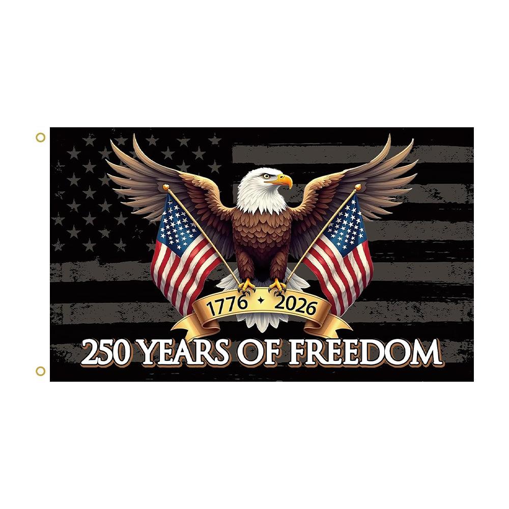 Usa Patriotic Banner Standard Size American 250th Anniversary Flag 250 Years Commemorative Flag Patriotic 3x5 Ft American Flag