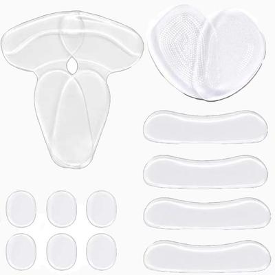 Heel Shoe Size Prevents Looseness Anti-chafing Pad, Anti-slip Pad, Chafing, Adjustment, Anti-slip, (1Transparent)