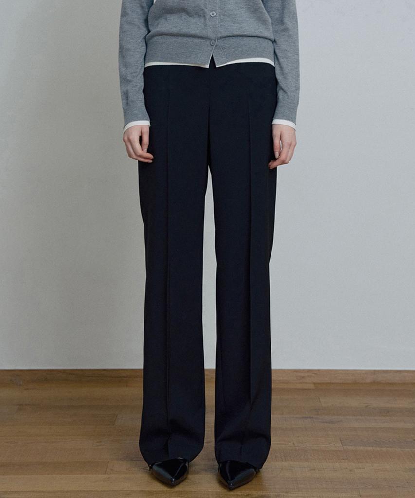 MIND BRIDGE WOMEN [On][W][Double Pleat Option] Four Seasons Daily Wide Slacks - 2 Colors