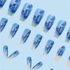 Heart-shaped Artificial Nails  24 Pieces Of Press- Nails  Suitable For Women And Girls  24 Pieces Per Pack  1ml