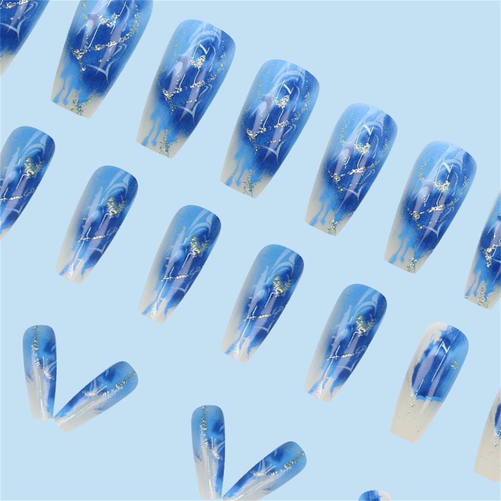 Heart-shaped Artificial Nails  24 Pieces Of Press- Nails  Suitable For Women And Girls  24 Pieces Per Pack  1ml