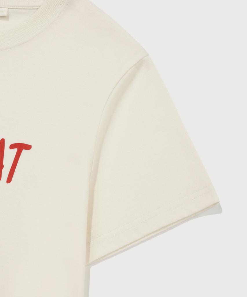 COVERNAT WOMAN Soleil Graphic T-Shirt Ivory