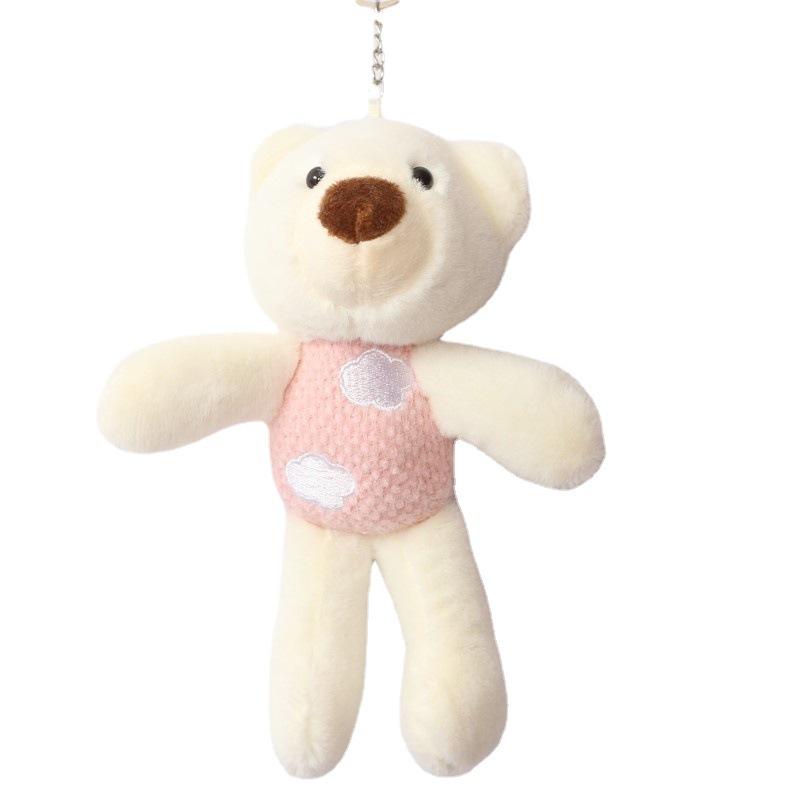 Creative New Cute Teddy Bear Rabbit Plush Toy Doll Pendant Car Student Schoolbag Hanging Ornament Doll