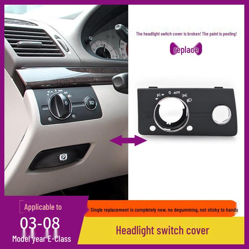 Mercedes-Benz E-Class W211 Headlight Switch Cover Trim