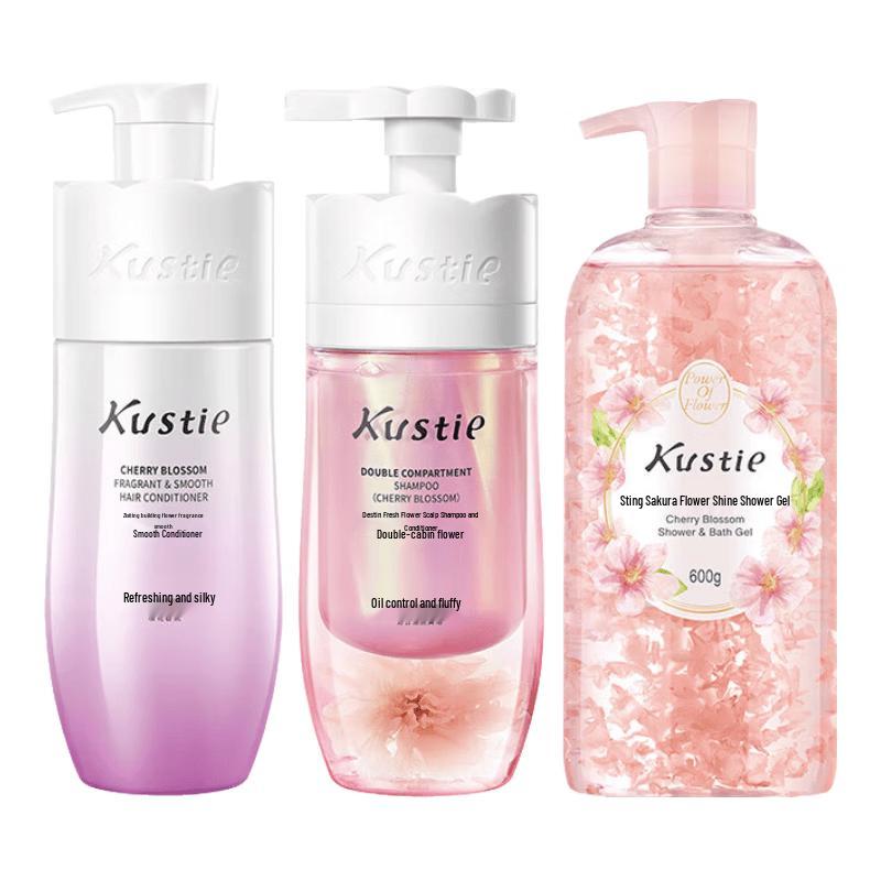 Kustie Cherry Blossom Hair & Body Care Set