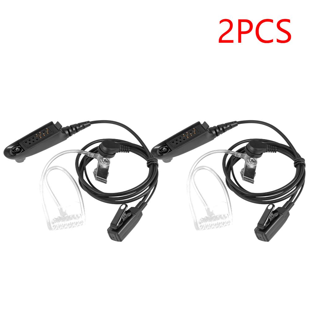PTT MIC Headset Covert Acoustic Tube In-ear Earpiece Mic Microphone Earphone Earbud Headset For Motorola GP380 GP340 GP328 Radio