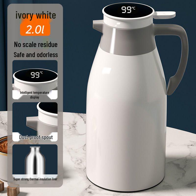 2026 Thermoskanne mit Glaseinsatz - Perfekt für Zuhause & Wohnheim
