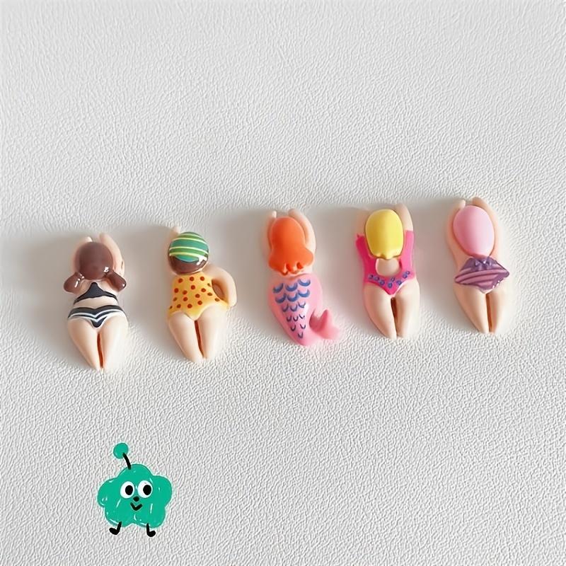 6 Stück Kühlschrankmagnete, Niedliche Strand Schwimmen Dekorative Kühlschrankmagnete, Kühlschrankmagnete für Küche