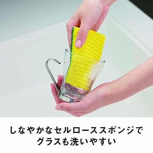 3M Scotch-Brite Antibacterial Cellulose Kitchen Sponge, C-31K, 116mm x 70mm x 20mm