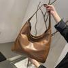 Soft Leather PU Tote Bag Large Capacity Bag Women's Work Commuting Can Put Tablet Women's Bag Korean Version Simple Shoulder Bag