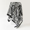 Fashion printing, hot-selling 91 square scarves in Europe and America, trendy headscarves, scarves, women's scarves, simulated silk satin