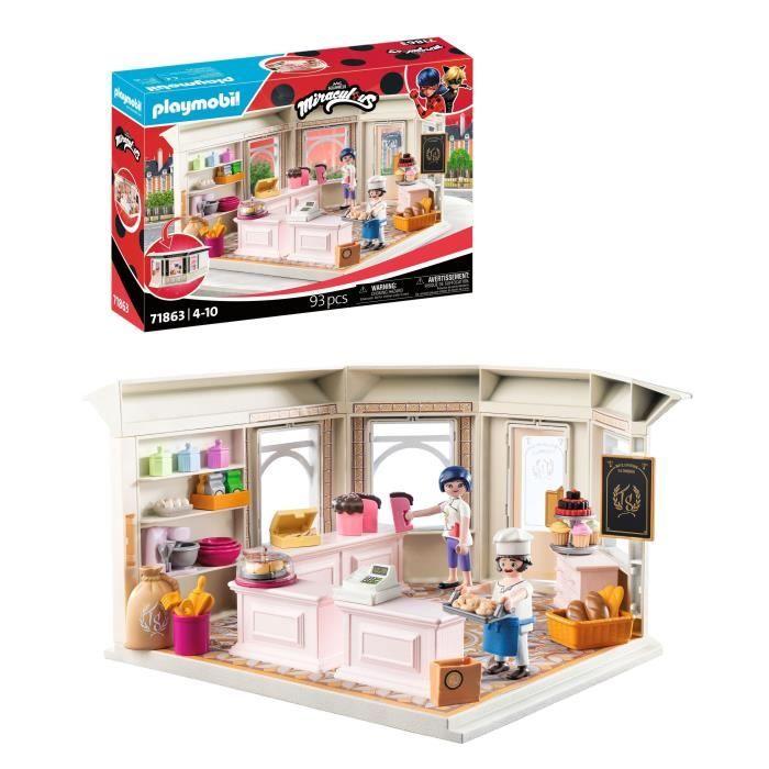 Playmobil 71863 Dupain Cheng Bakery, Miraculous Cartoon Character, 93 Pieces, from 4 Years