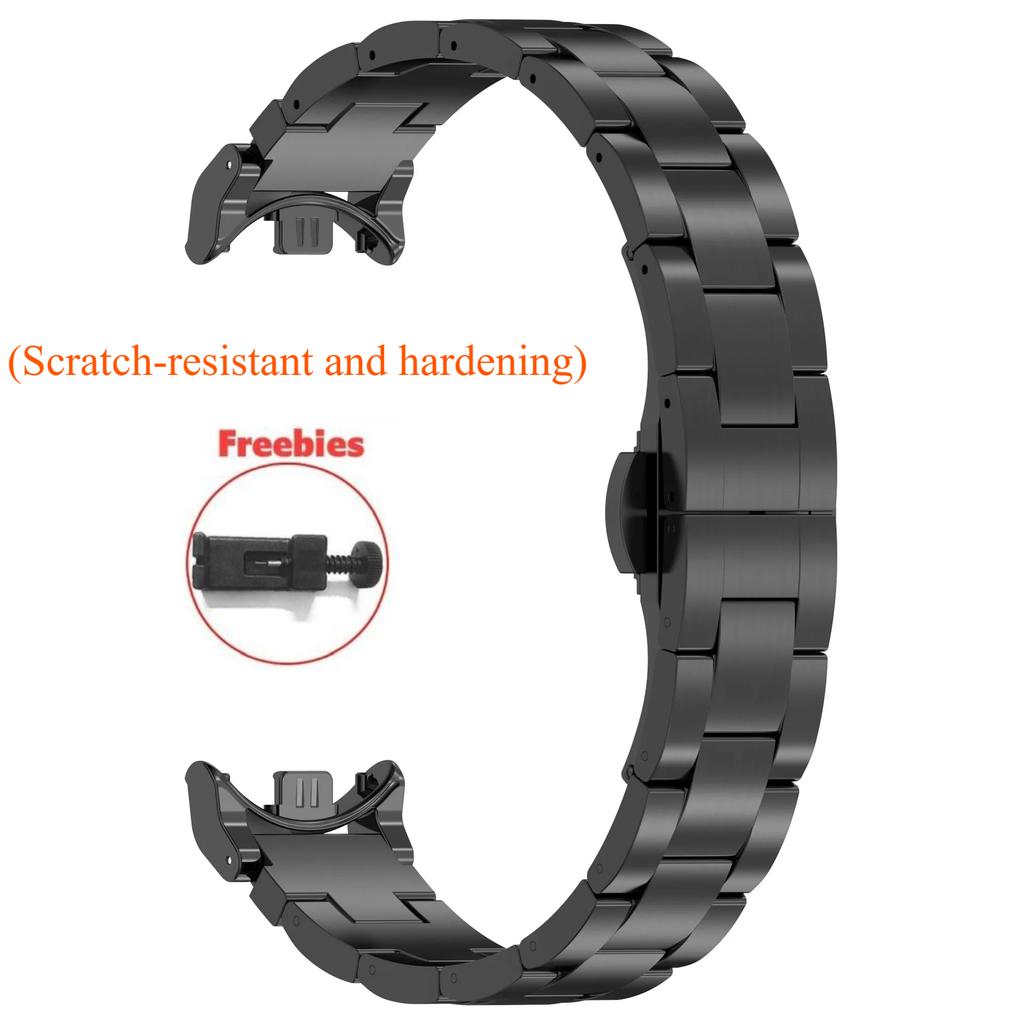 Luxury Titanium Alloy Strap for Xiaomi Smart Band 9 Fashion Style Metal Bracelet for Mi 8 NFC Watch Band