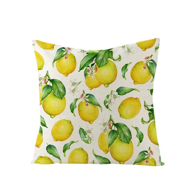 Summer Nordic Sunflower Print Pillow Case Home Decor for Sofa Pillow Cover / Cushion Covers Drop Shipping Hogar