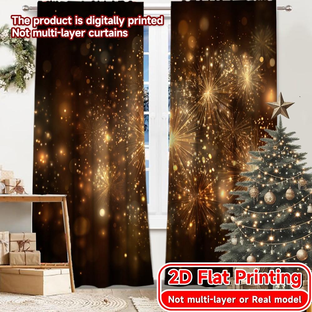 

Set Of 2 Modern Flat Printing Goldencelebration Minimalist Curtains Prints Room Decor Curtain Light Filtering Polyester W100*H70(CM)-Rod Pocket&2PCS