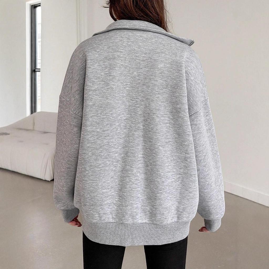 G3V Women's Plus Size Slimming Baseball Jacket - Casual European & American Style Fashion