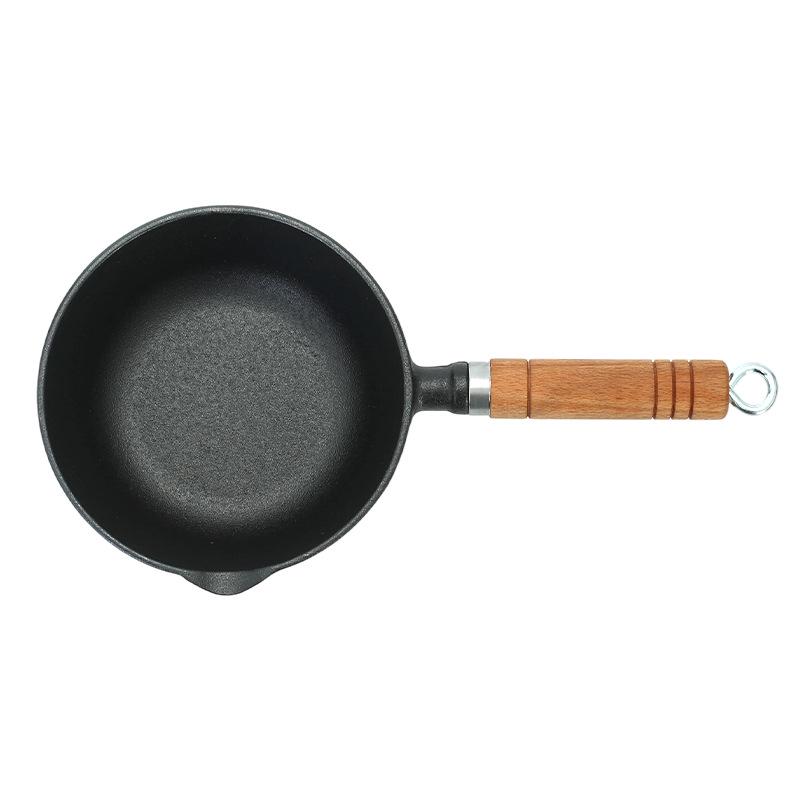 Gusseisen Antihaft Milch- & Babytopf - Ideal zum Erhitzen von Milch, Kochen von Nudeln, Schmoren von Suppe, Frittieren & mehr. Japanisches Design.