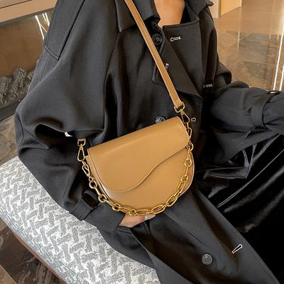 Women's Shoulder Bags  New Fashion Solid Popular Luxury Designer Women's Handbags Trend Solid Underarm Bags