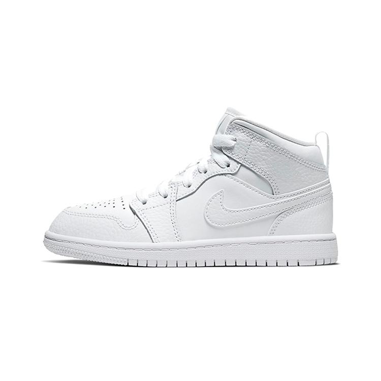 

Jordan 1 Mid PS Triple White 2021 28
