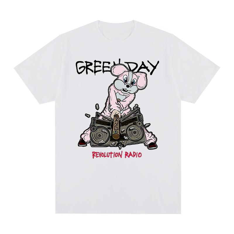 

American Retro green day Vintage tshirt Punk Y2k Clothing Birthday Gift Cotton Men T shirt New TEE TSHIRT Womens tops S